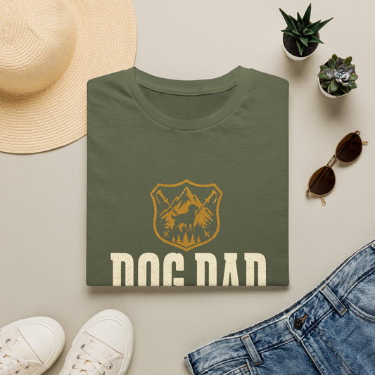 Dog Dad Hiking Badge T-Shirt