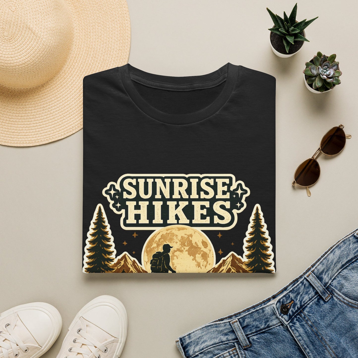 Sunrise Hikes and wagging tails T-Shirt