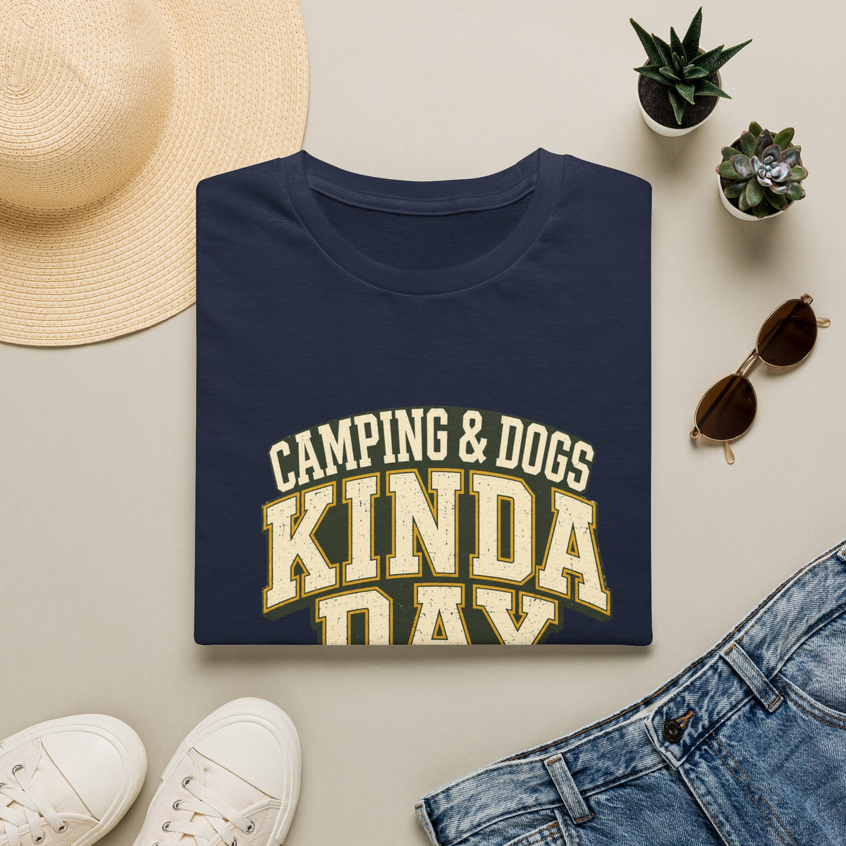 Kinda day with dogs and campfire T-Shirt