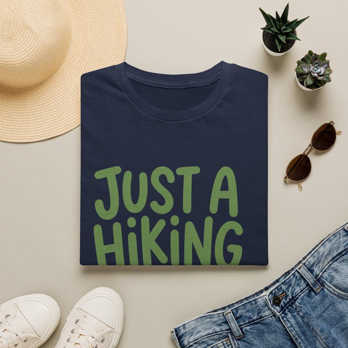 Just A Hiking Dog Playful  T-Shirt