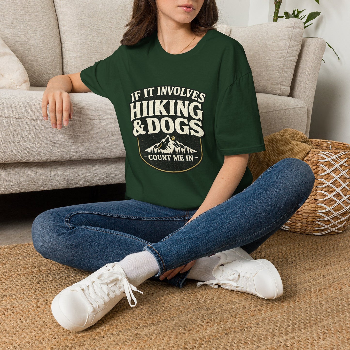 Hiking and Dogs: Adventure Calls T-Shirt