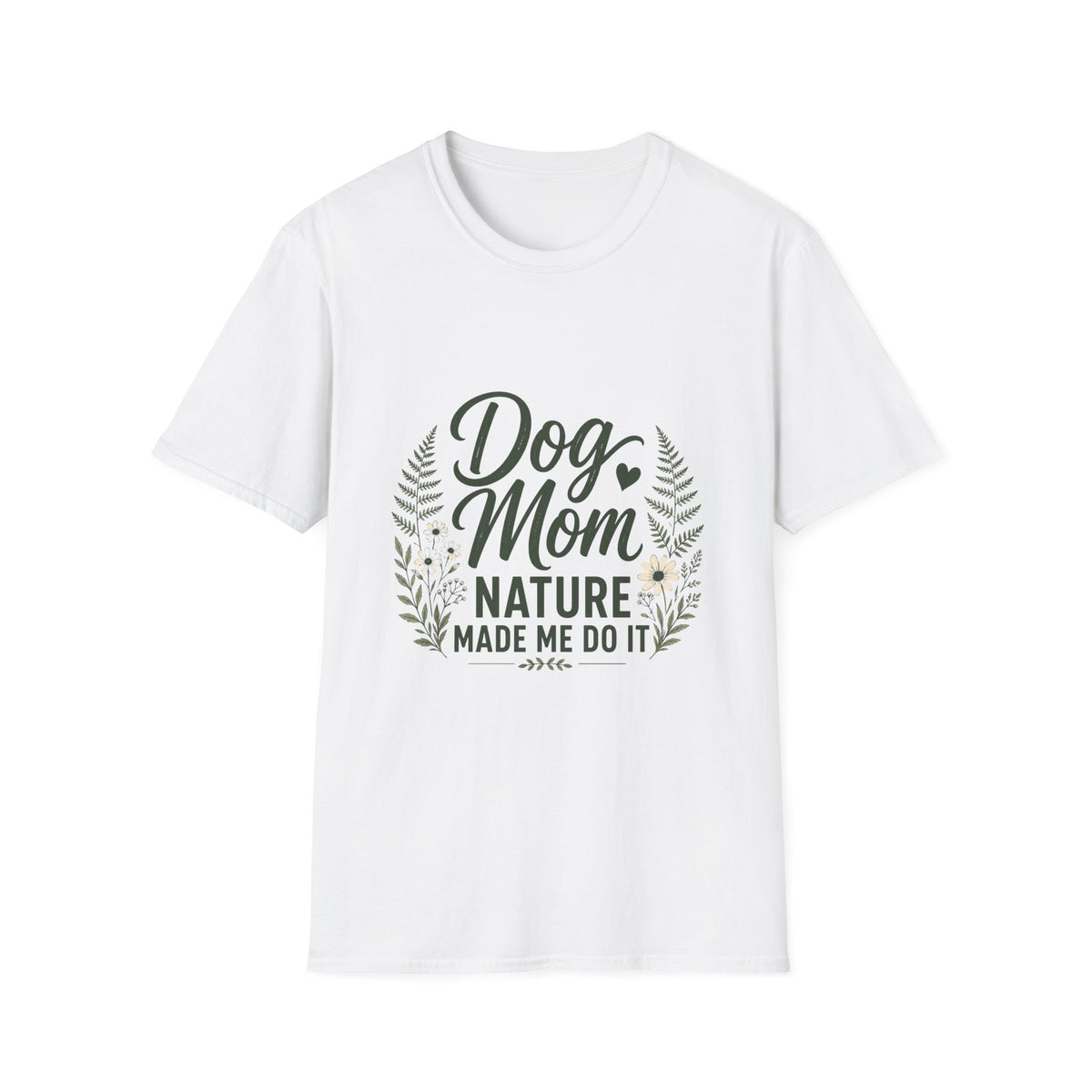 Dog mom with botanical T-Shirt