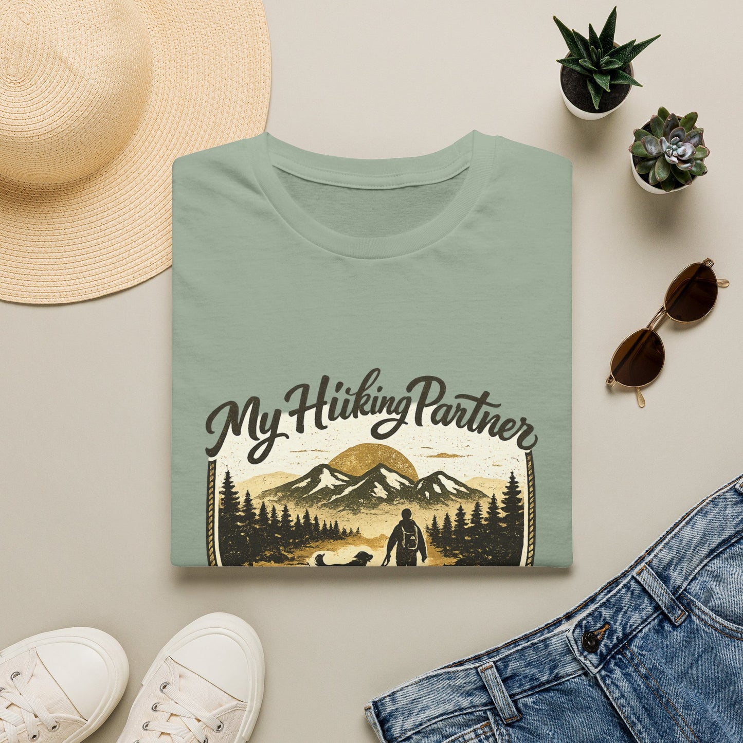 My Hiking Partner Has Four Legs T-Shirt
