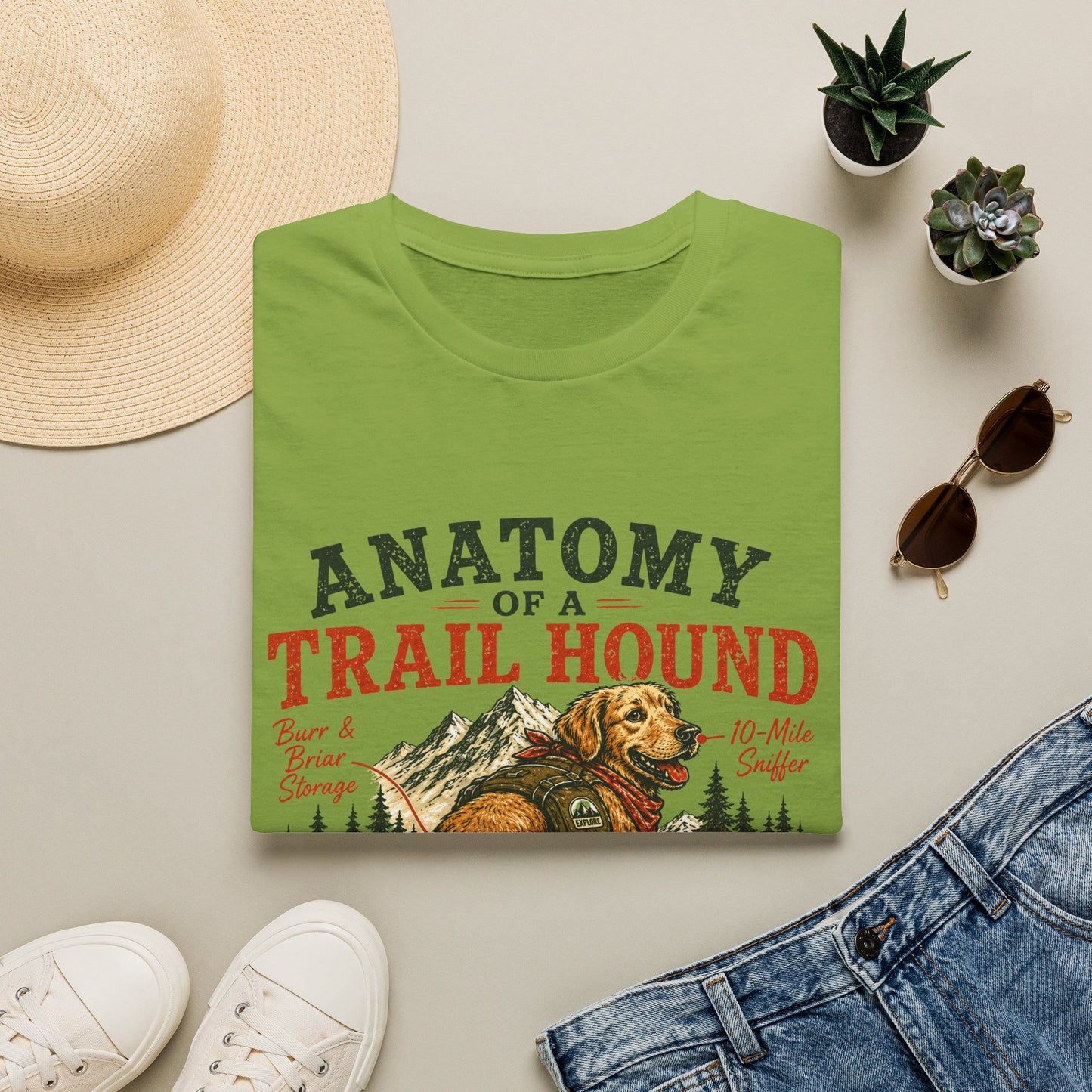 Anatomy of a Trail Hound T-Shirt