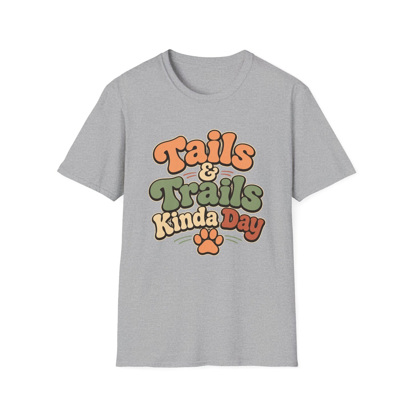 Tails & trails kinda day paw T-Shirt