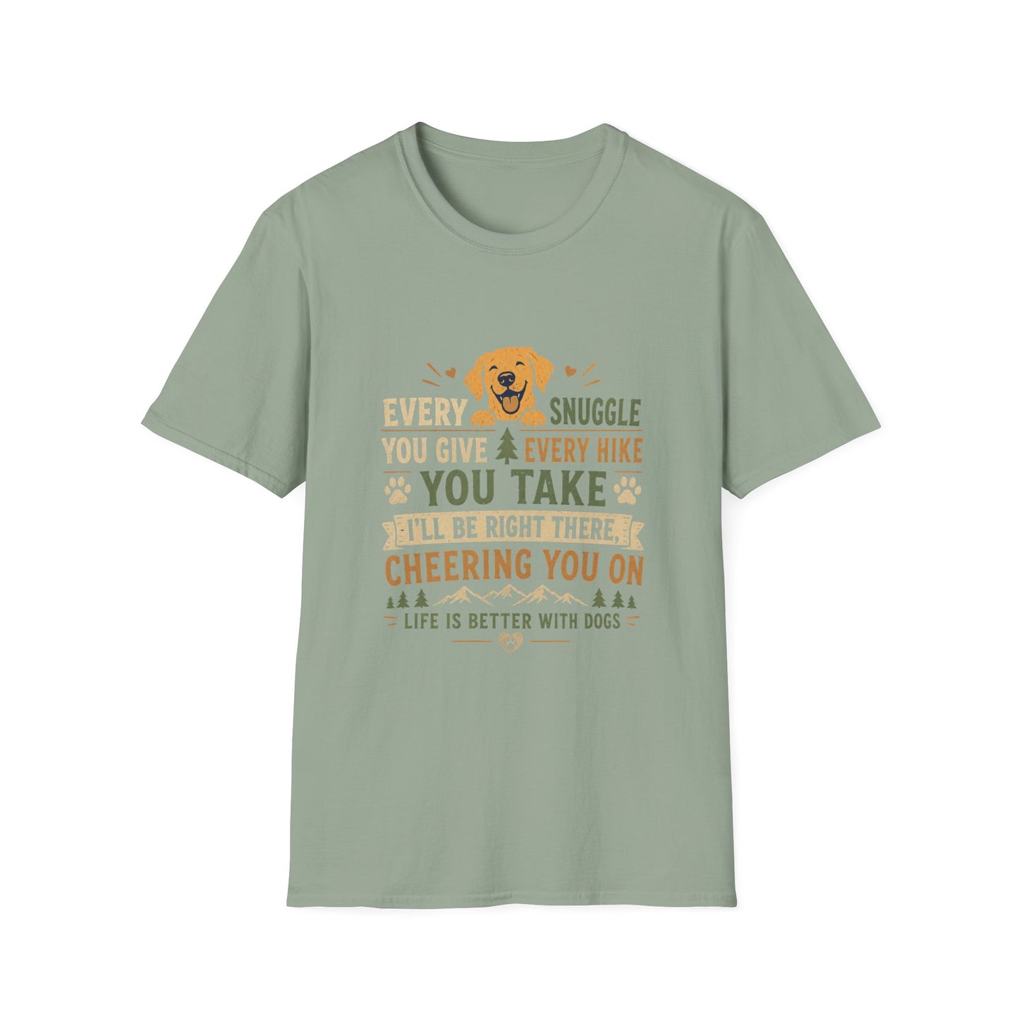 Life is better with dogs T-Shirt