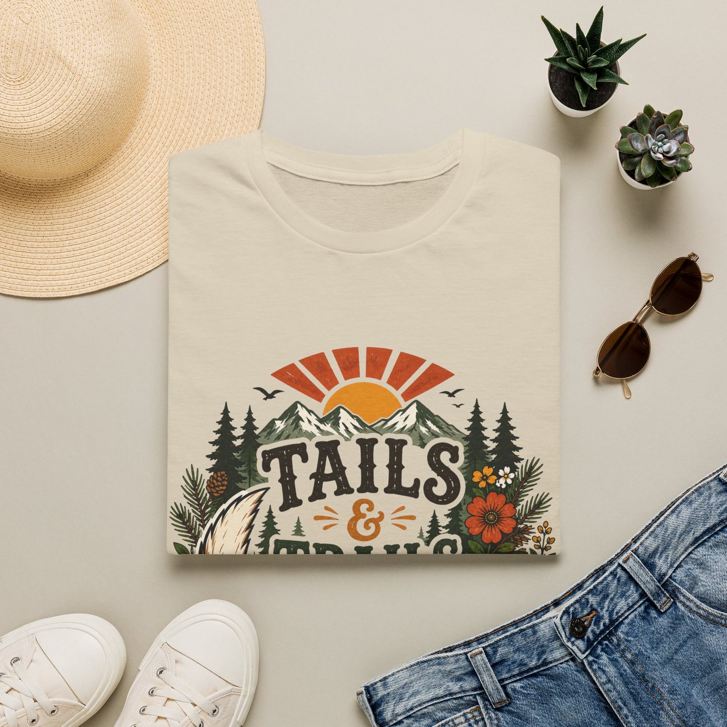 Tails and Trails Kind of Day T-Shirt