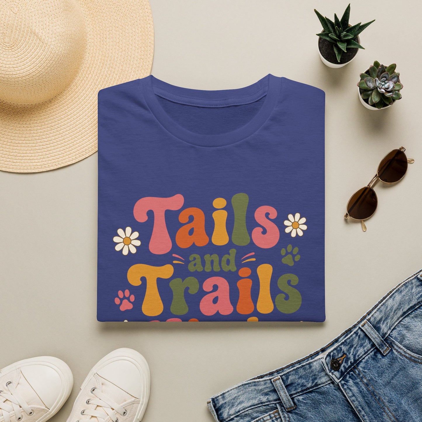 Tails and Trails Kinda Day T-Shirt