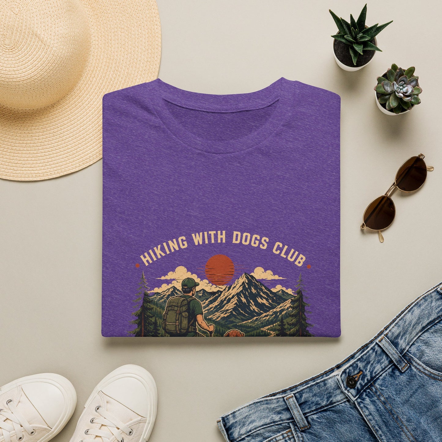 Hiking With Dogs Club T-Shirt