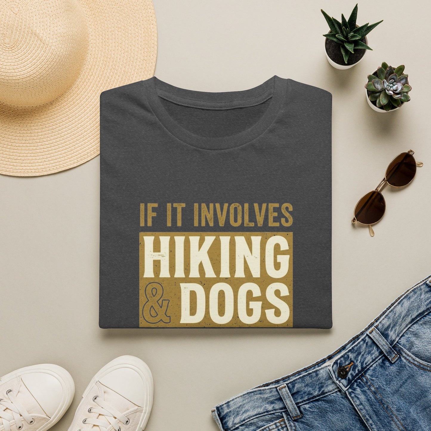 If It Involves Hiking & Dogs T-Shirt