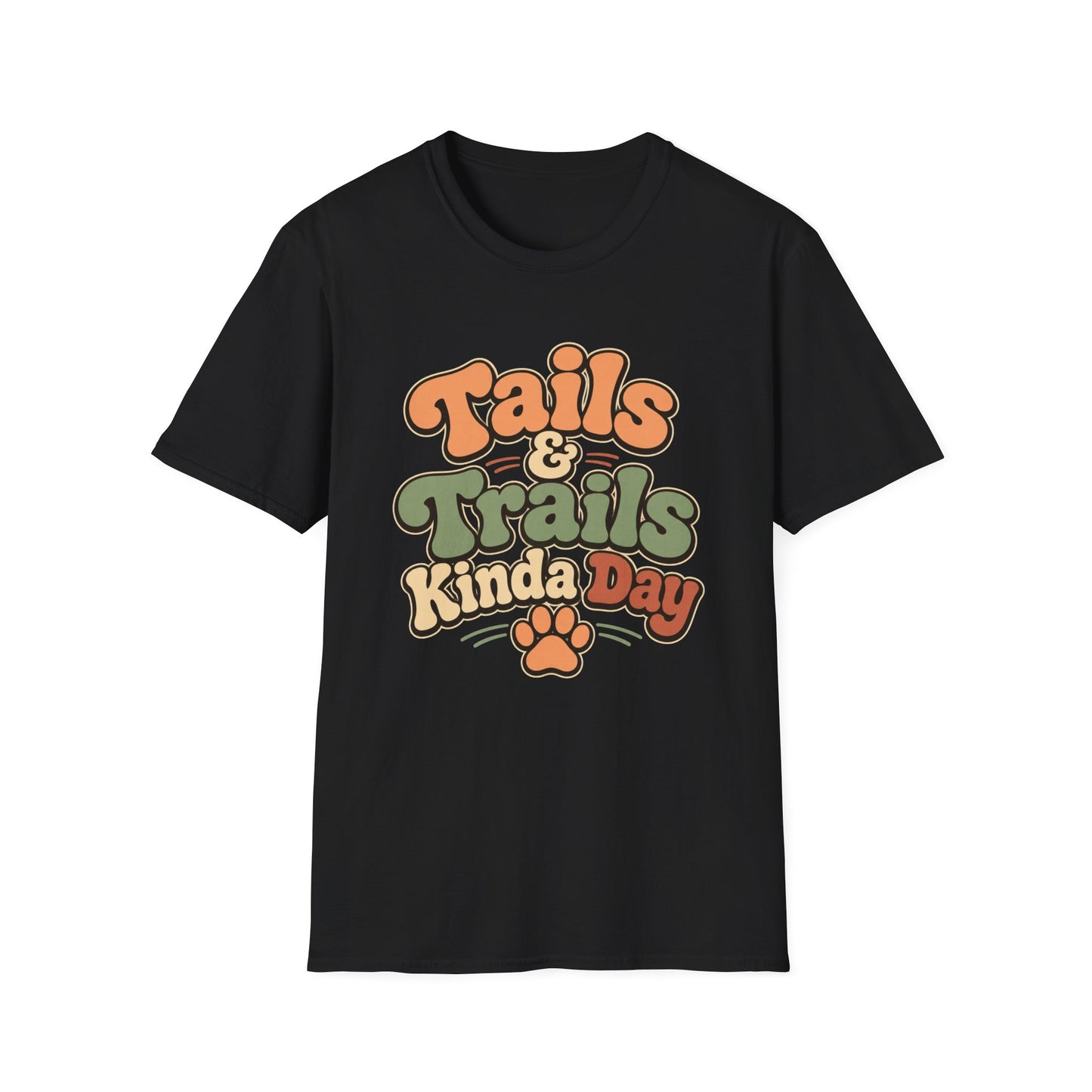 Tails & trails kinda day paw T-Shirt