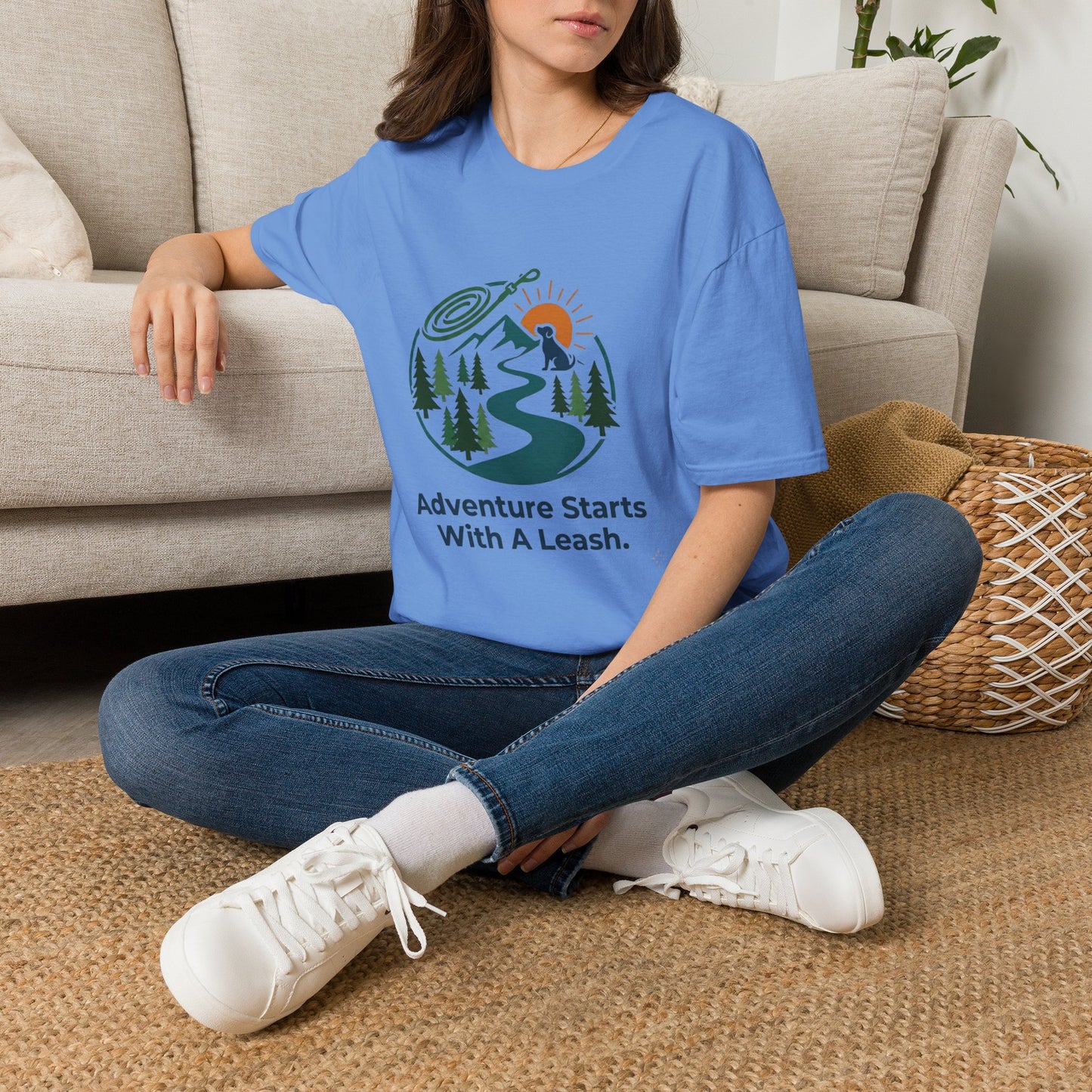 Adventure Starts With a Leash T-Shirt
