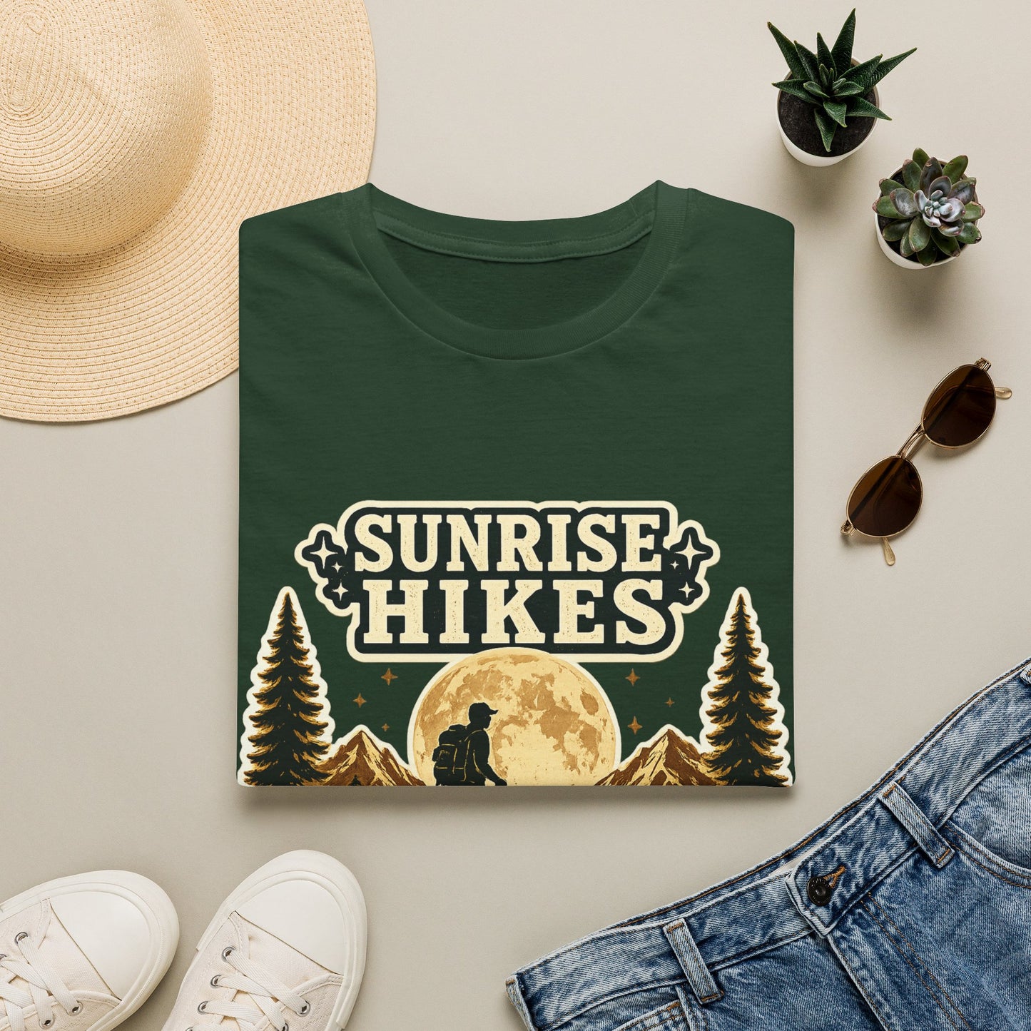 Sunrise Hikes and wagging tails T-Shirt