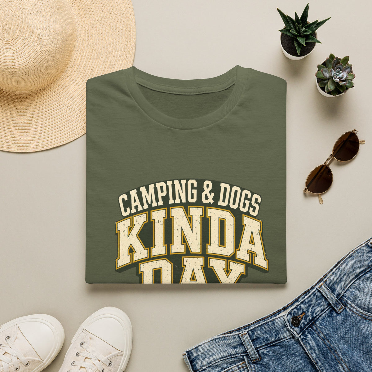 Kinda day with dogs and campfire T-Shirt