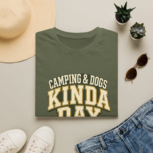 Kinda day with dogs and campfire T-Shirt