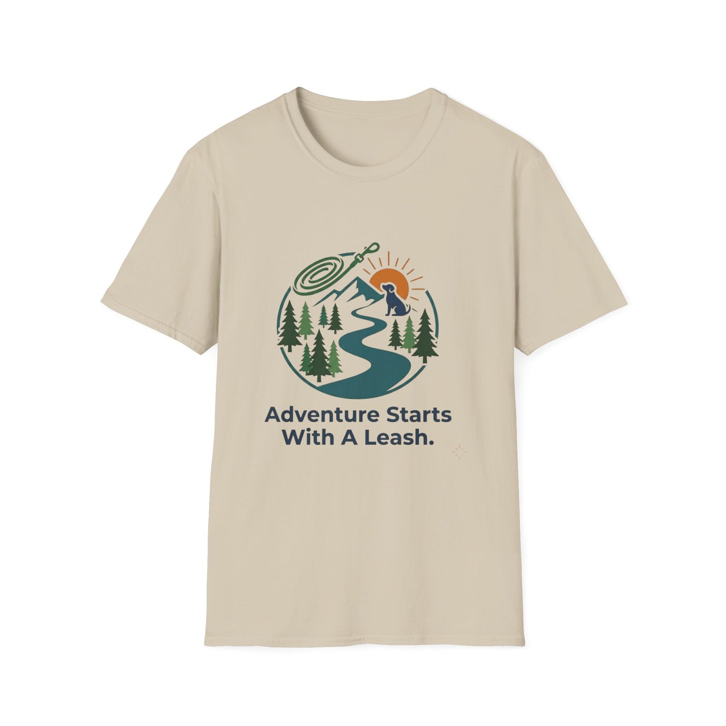 Adventure Starts With a Leash T-Shirt