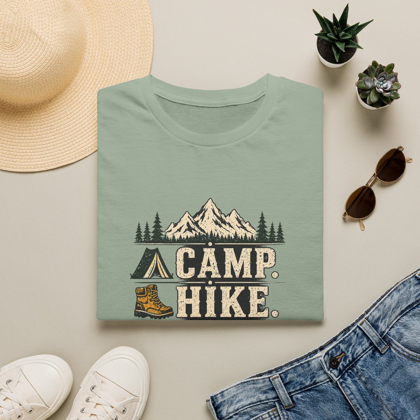 Camp, Hike, Sniff, Repeat T-Shirt
