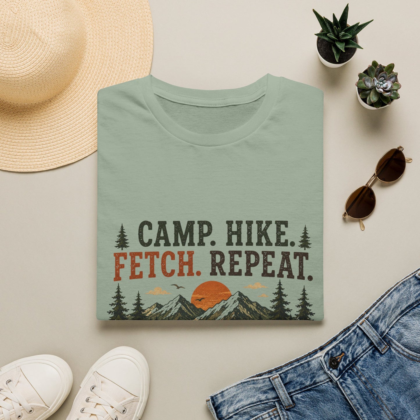Camp, Hike, Fetch T-Shirt