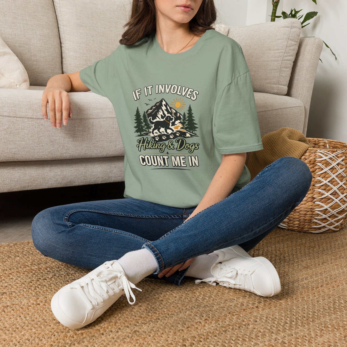 If It Involves Hiking & Dogs T-Shirt