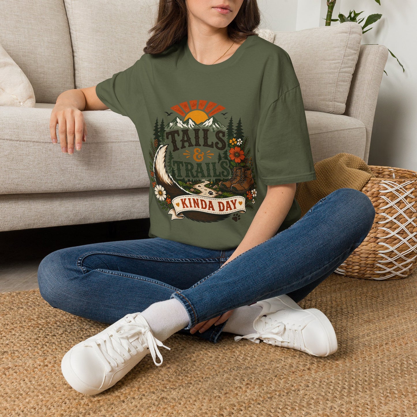 Tails and Trails Kind of Day T-Shirt