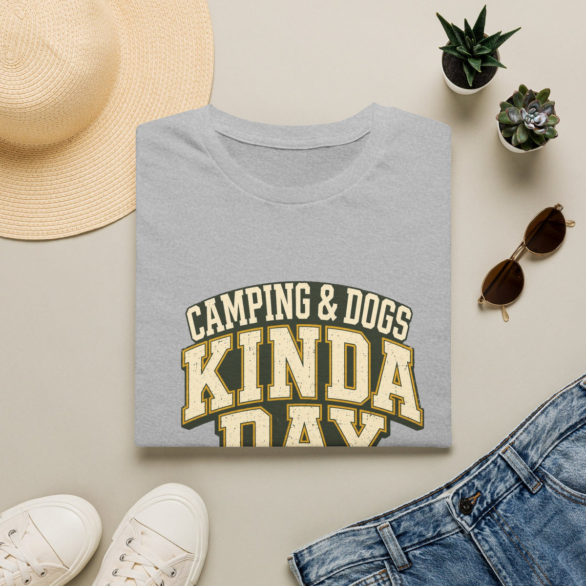 Kinda day with dogs and campfire T-Shirt
