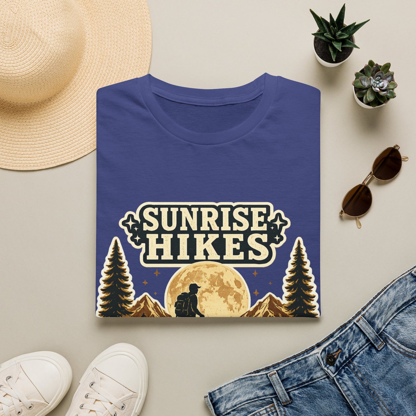 Sunrise Hikes and wagging tails T-Shirt