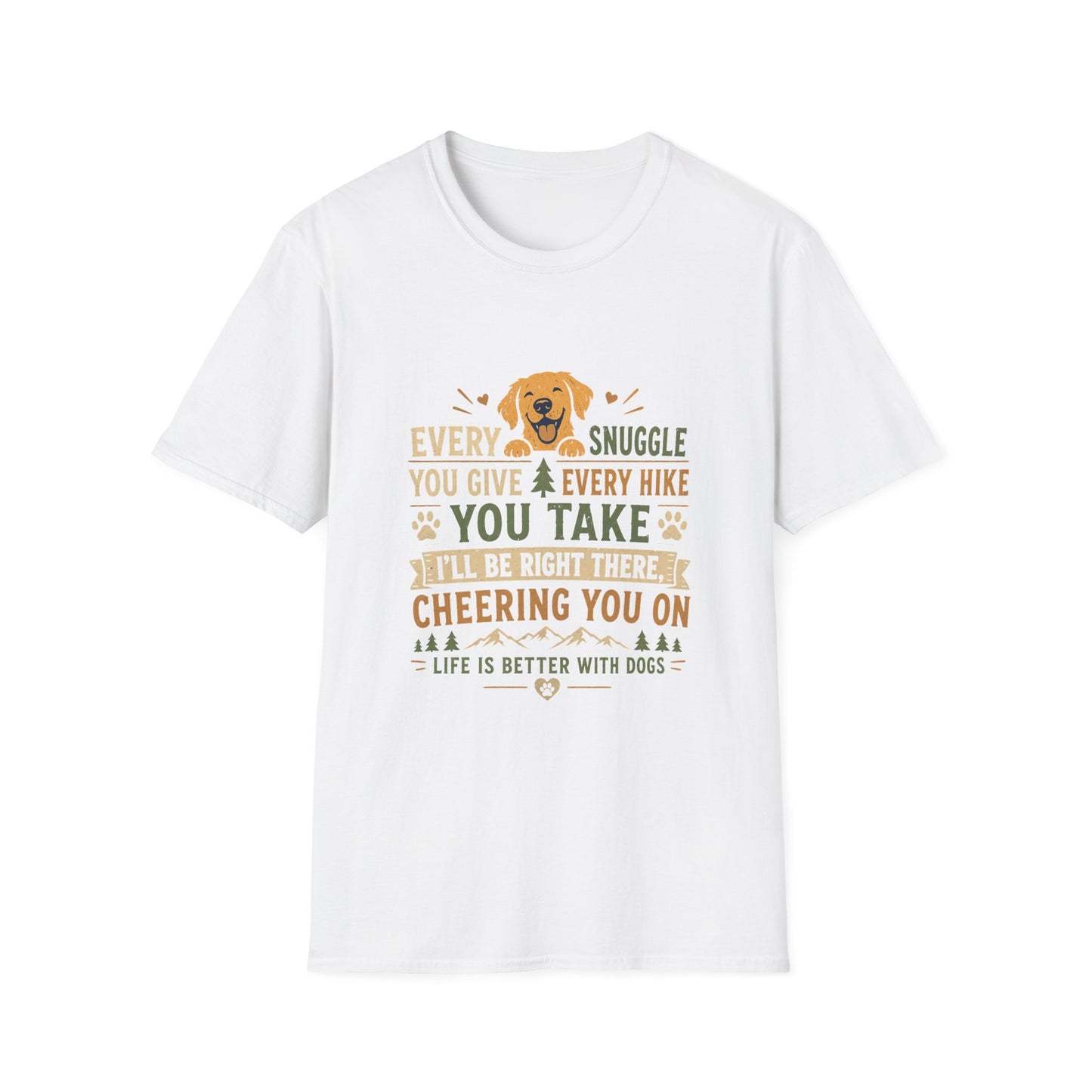 Life is better with dogs T-Shirt