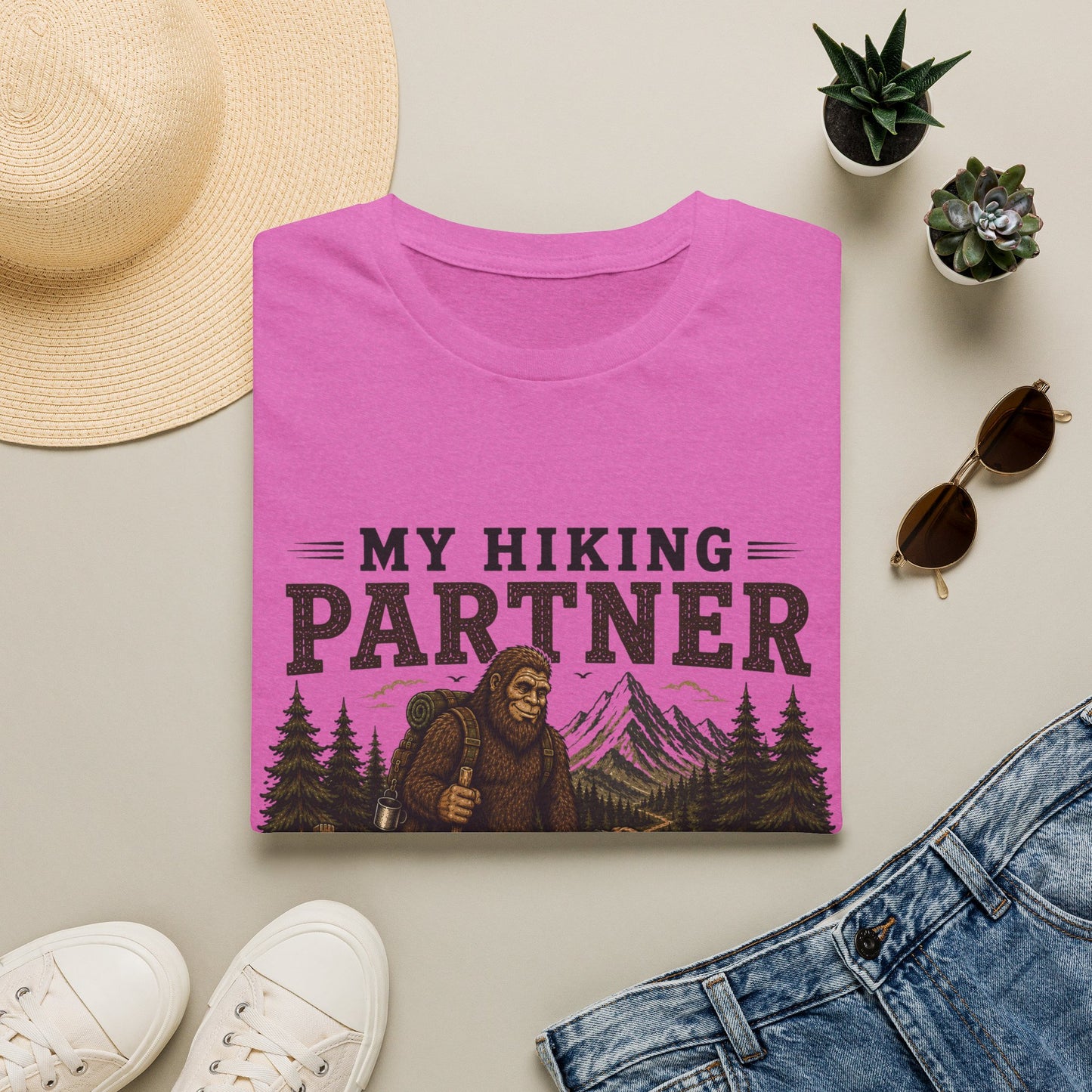 My Hiking Partner Believes in Me T-Shirt