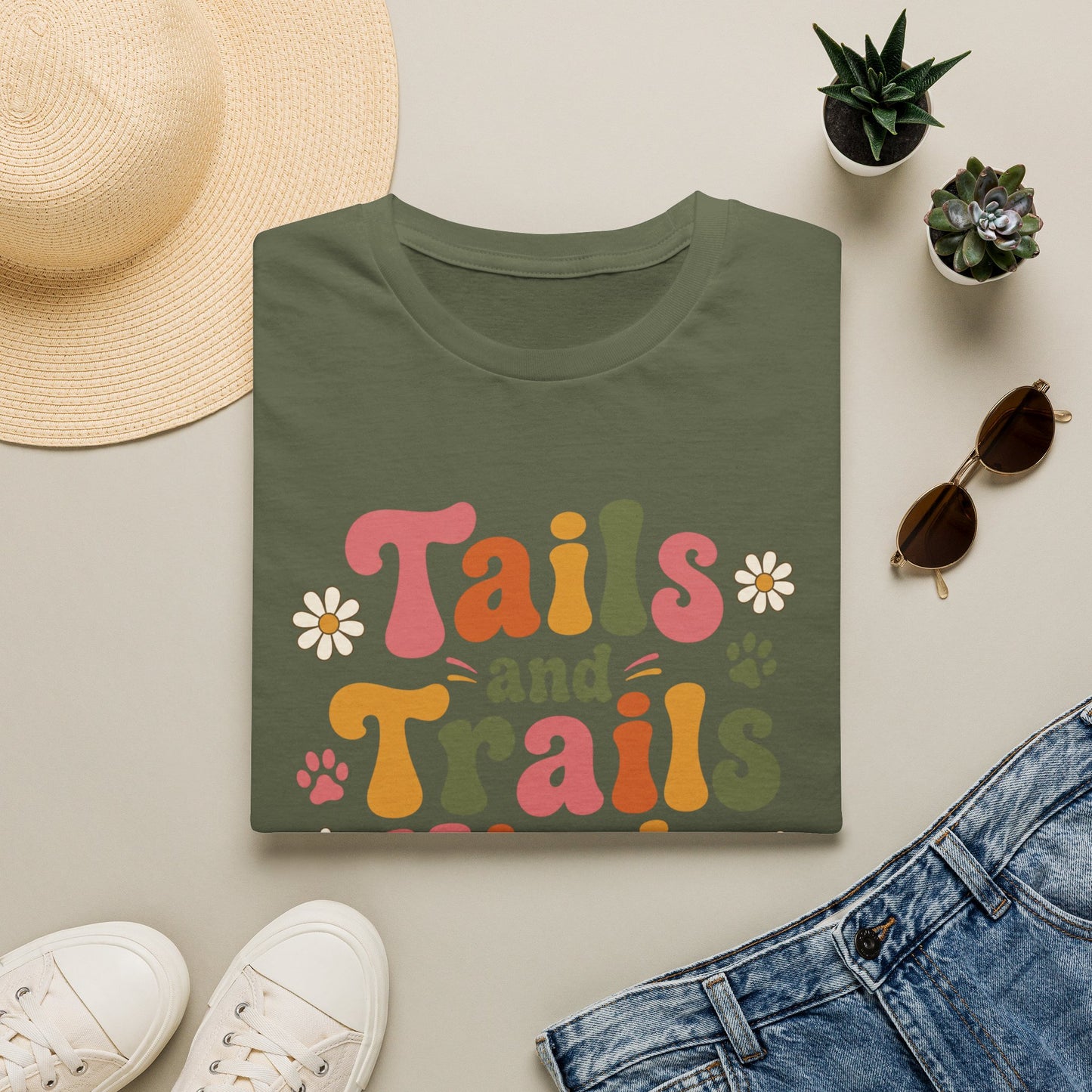 Tails and Trails Kinda Day T-Shirt
