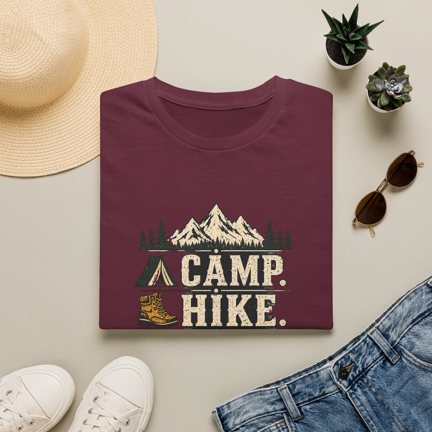 Camp, Hike, Sniff, Repeat T-Shirt