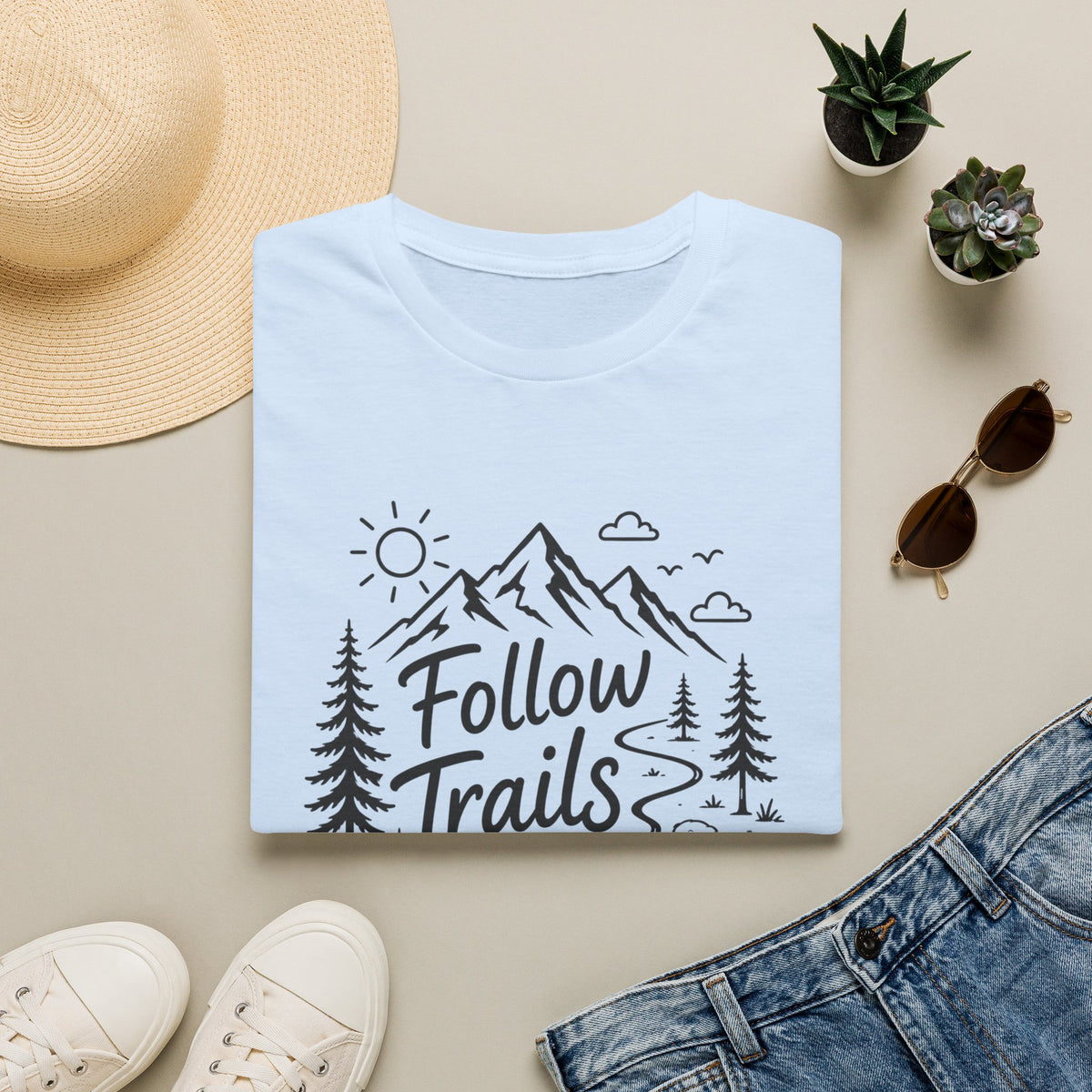 Follow Trails not Schedules T-Shirt