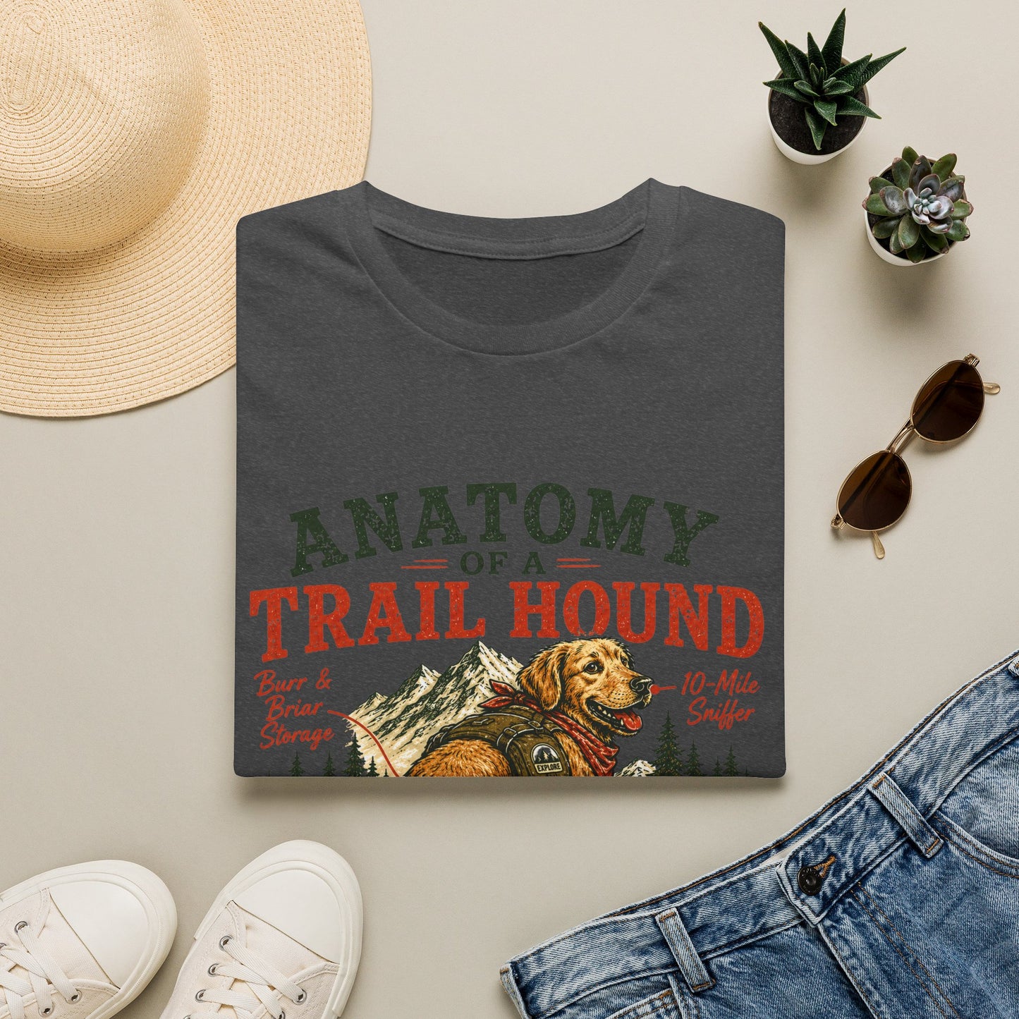 Anatomy of a Trail Hound T-Shirt
