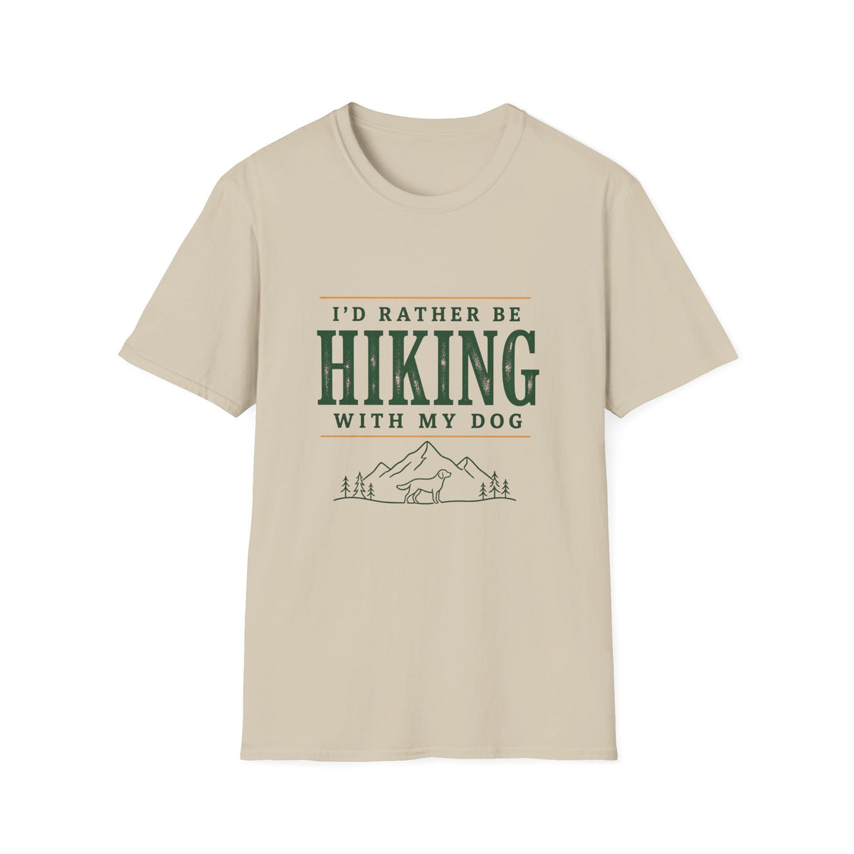 Rather Be Hiking With My Dog T-Shirt