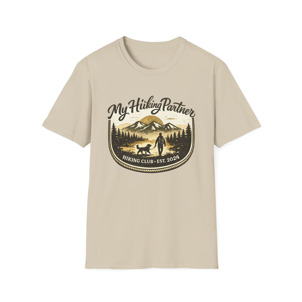 Hiking partner has four legs  T-Shirt
