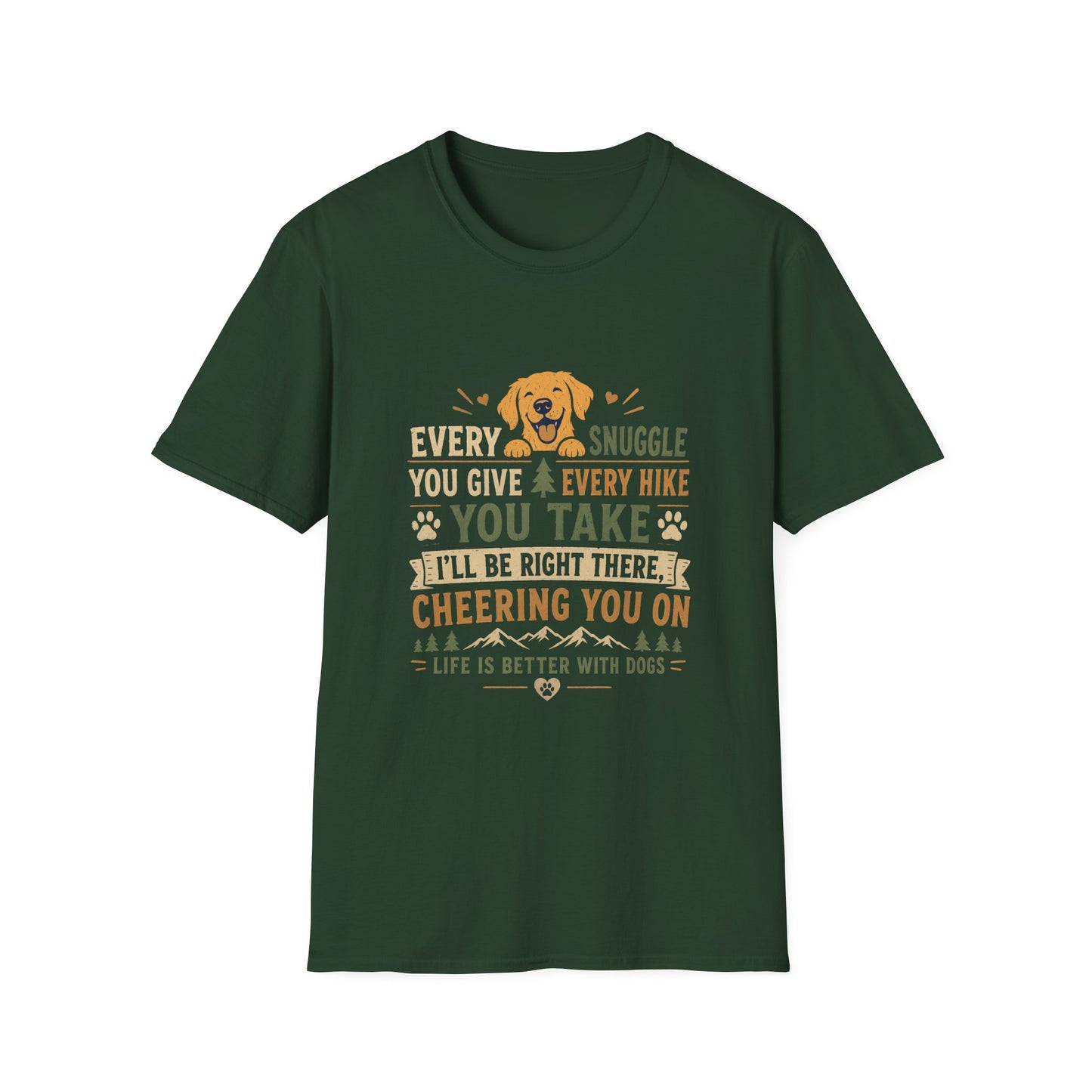 Life is better with dogs T-Shirt