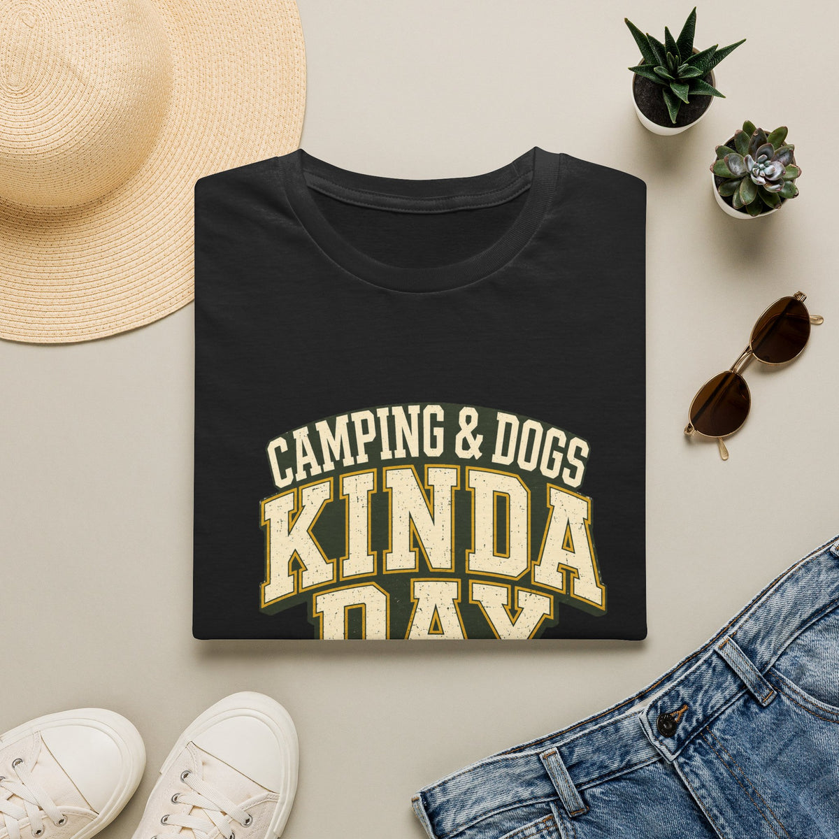 Kinda day with dogs and campfire T-Shirt