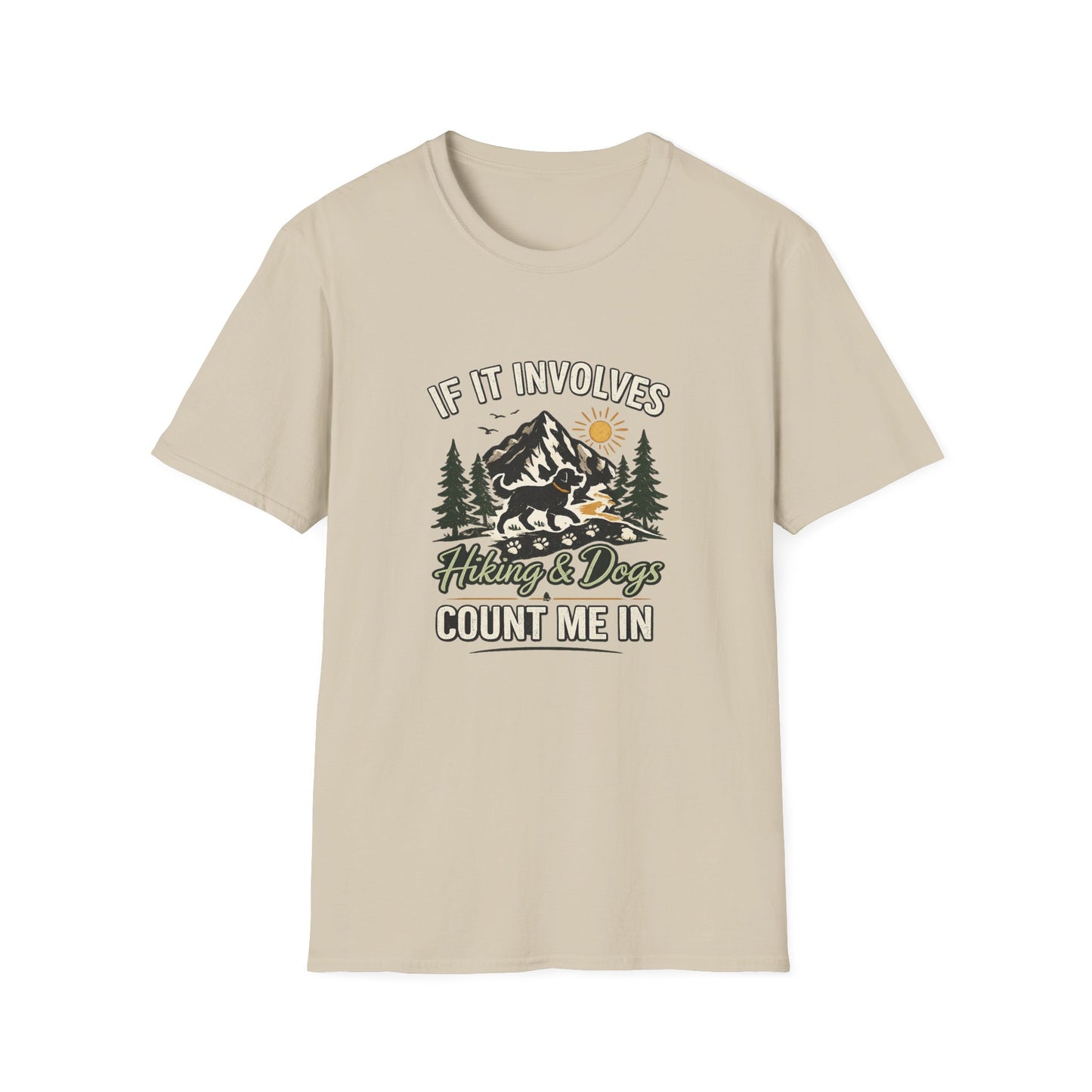 If It Involves Hiking & Dogs T-Shirt