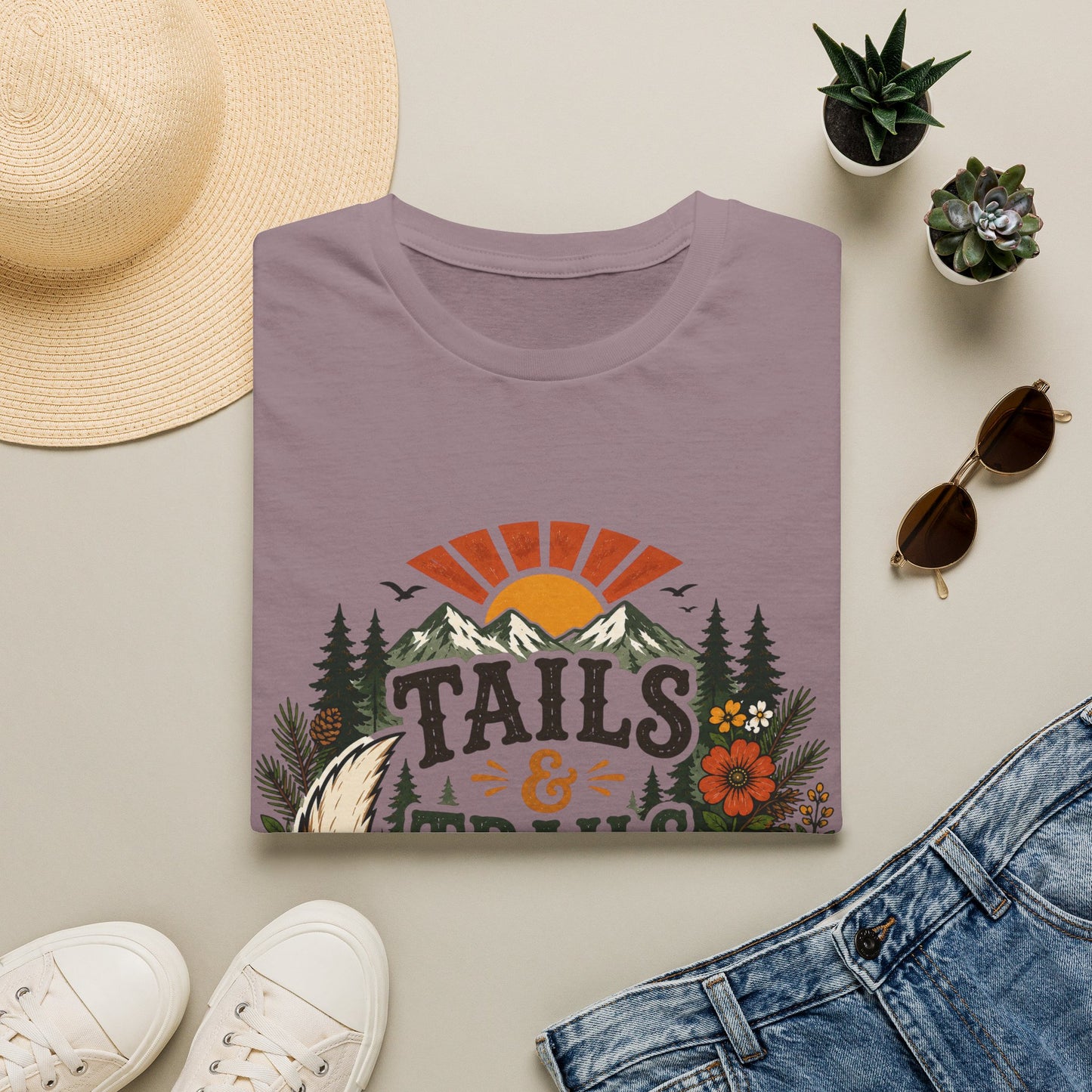 Tails and Trails Kind of Day T-Shirt