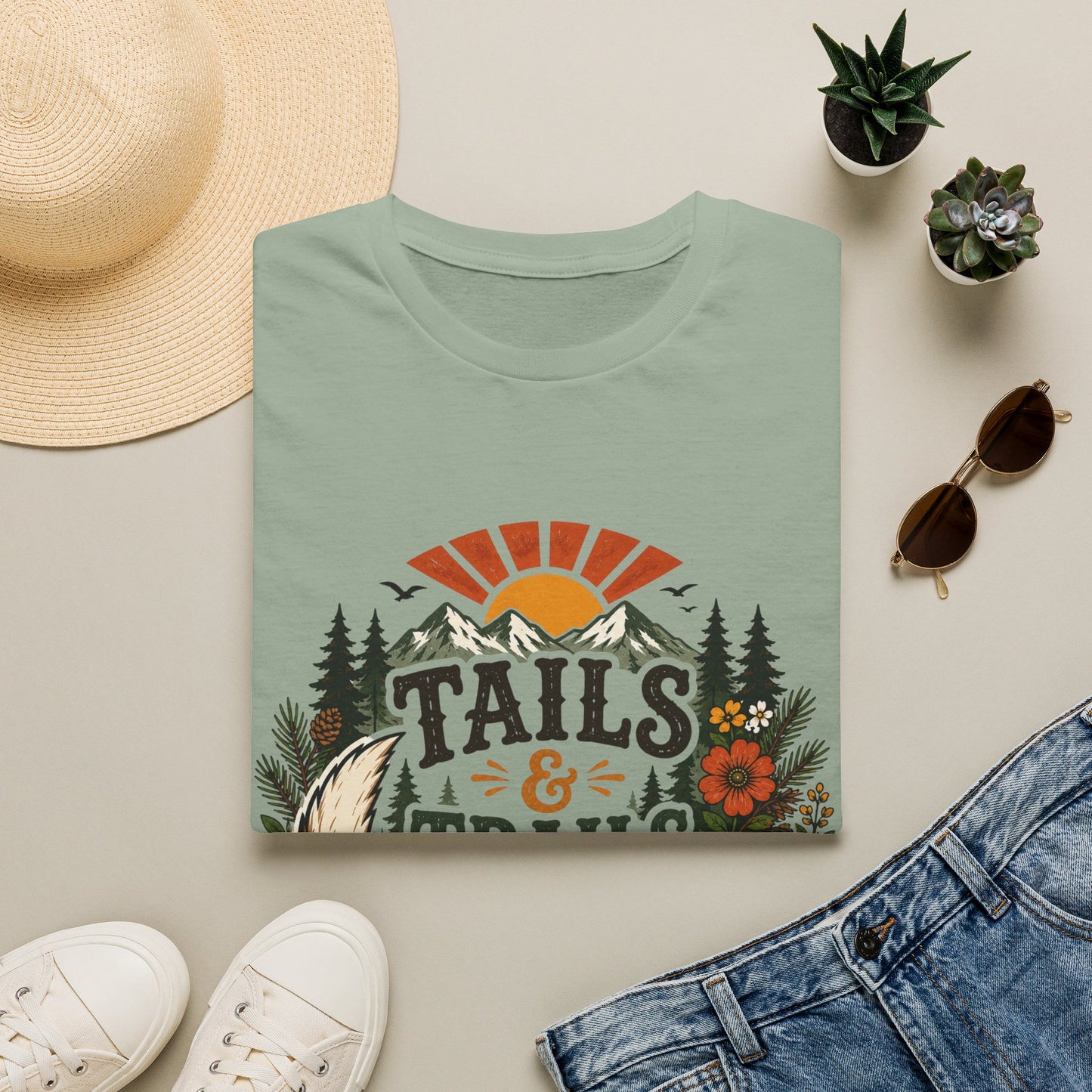 Tails and Trails Kind of Day T-Shirt