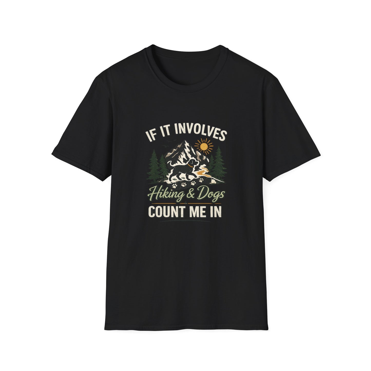 If It Involves Hiking & Dogs T-Shirt