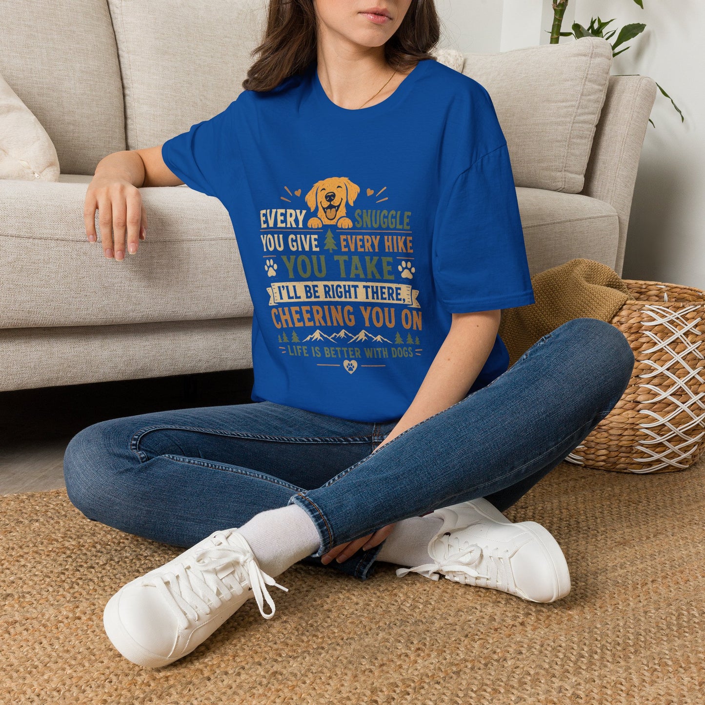 Life is better with dogs T-Shirt