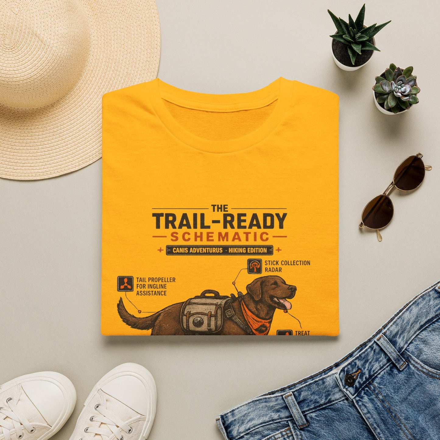 Trail Ready Schematic T-Shirt