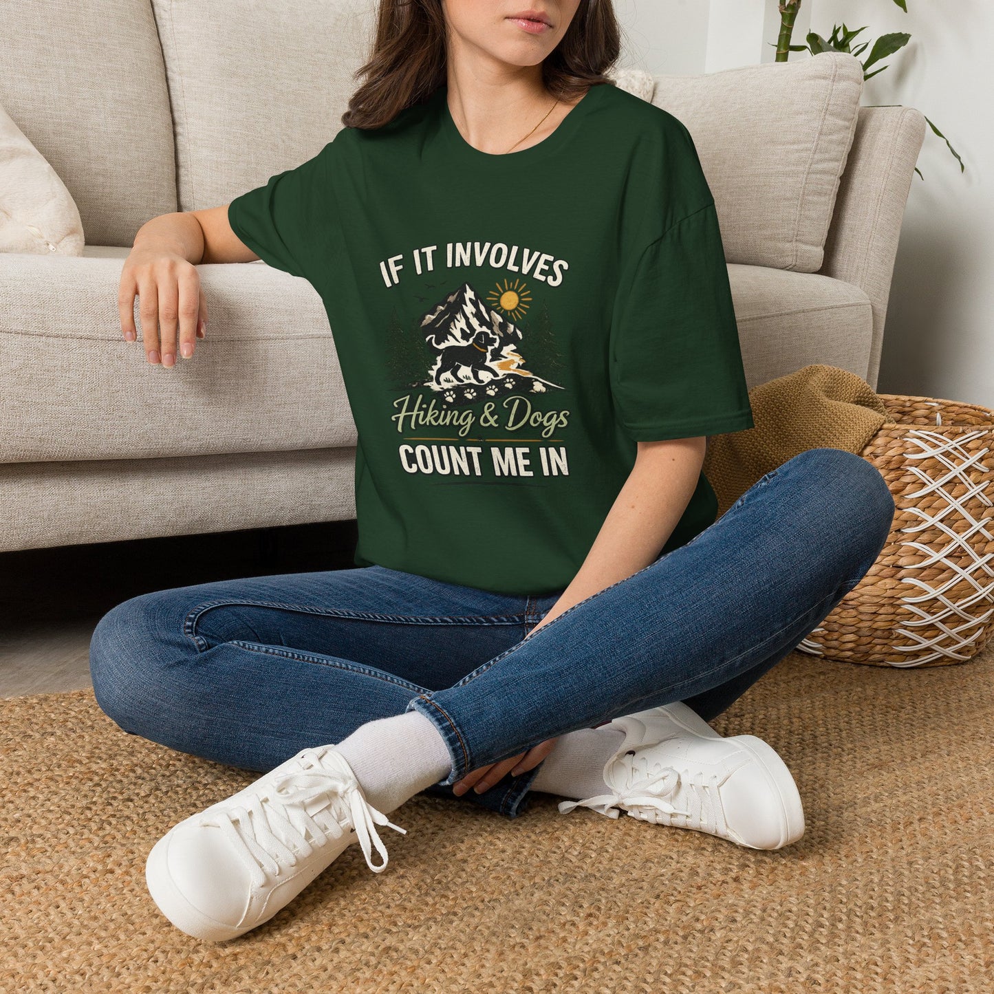 If It Involves Hiking & Dogs T-Shirt