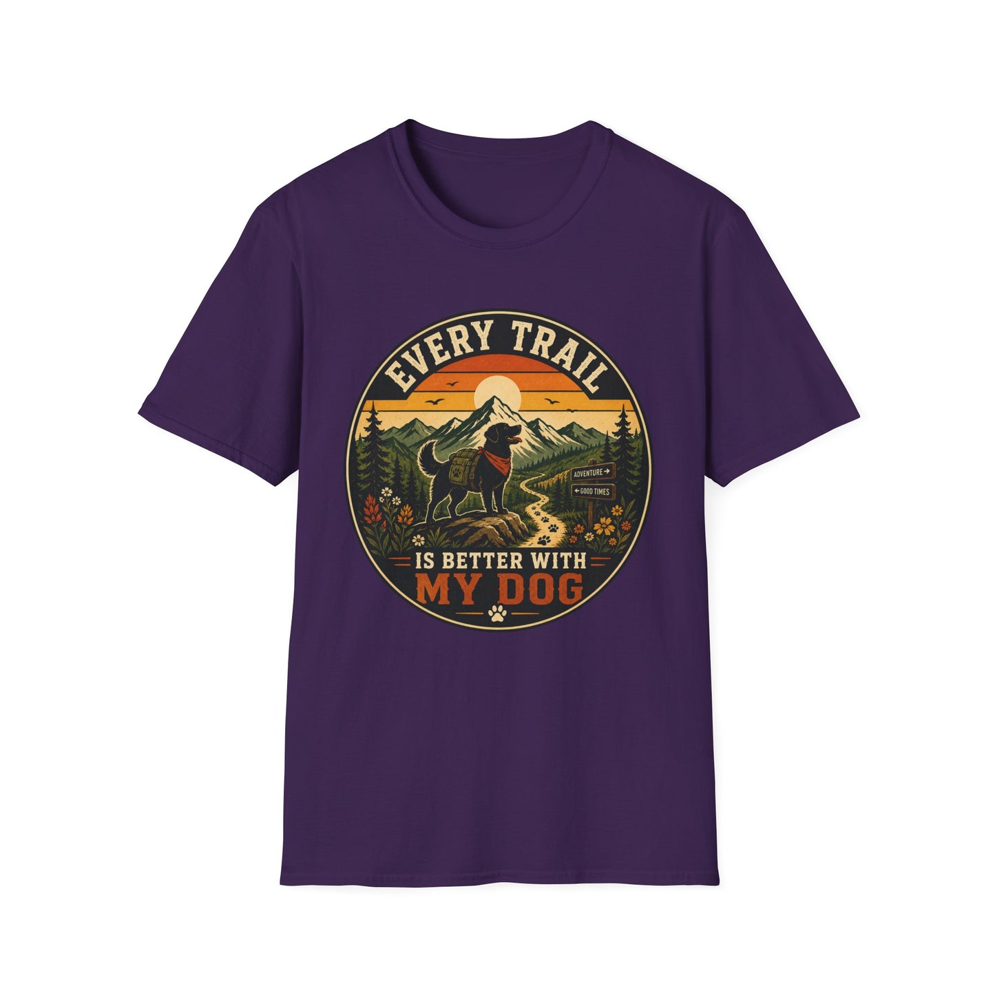 Every Trail With My Dog T-Shirt