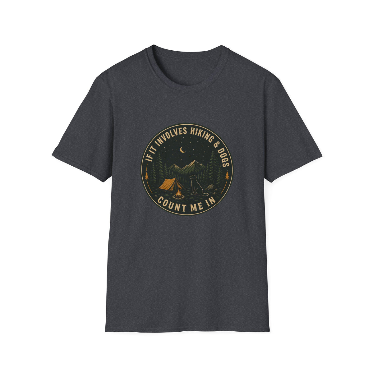 If It Involves Hiking & Dogs, Count Me In T-Shirt
