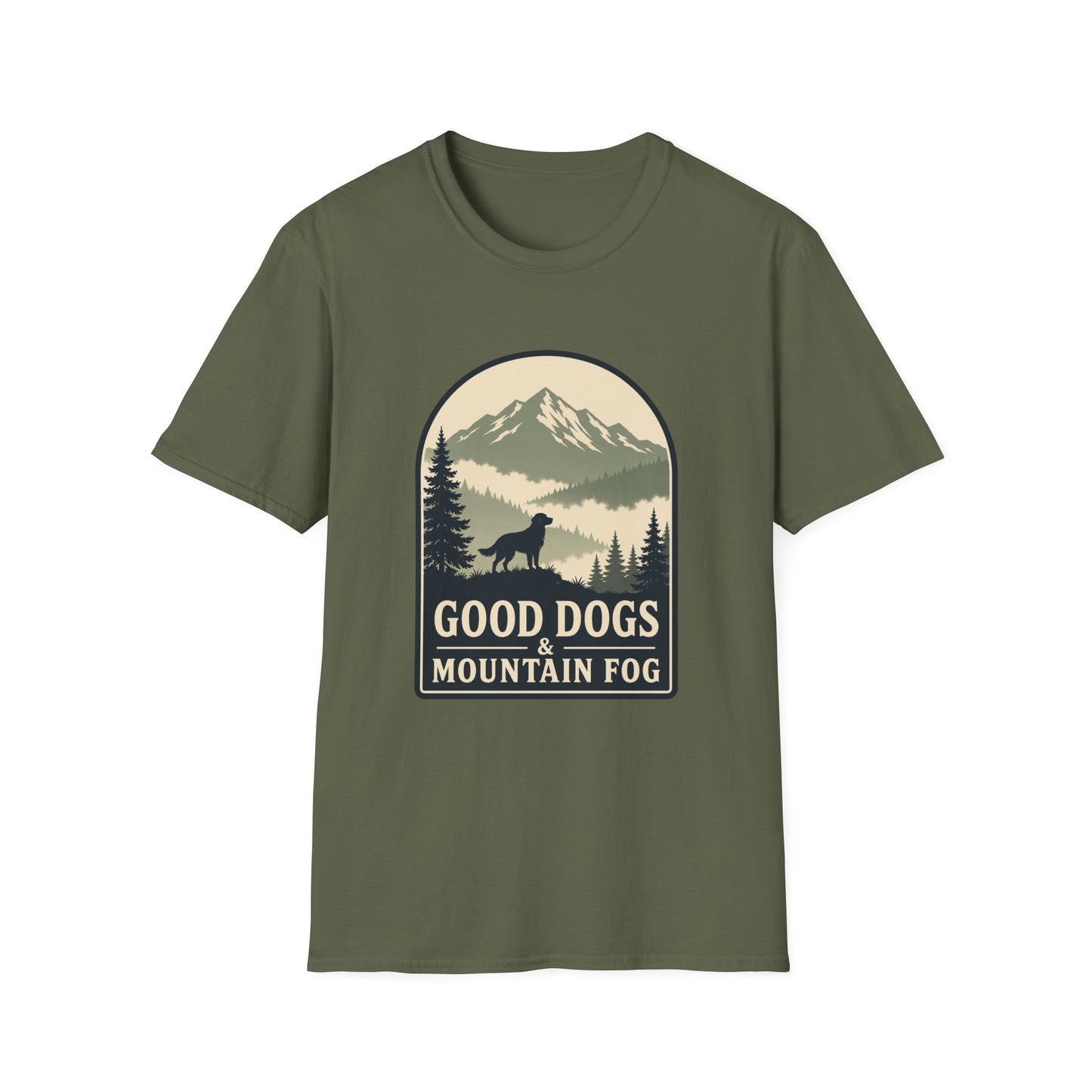 Good Dogs and Mountain Fog T-Shirt