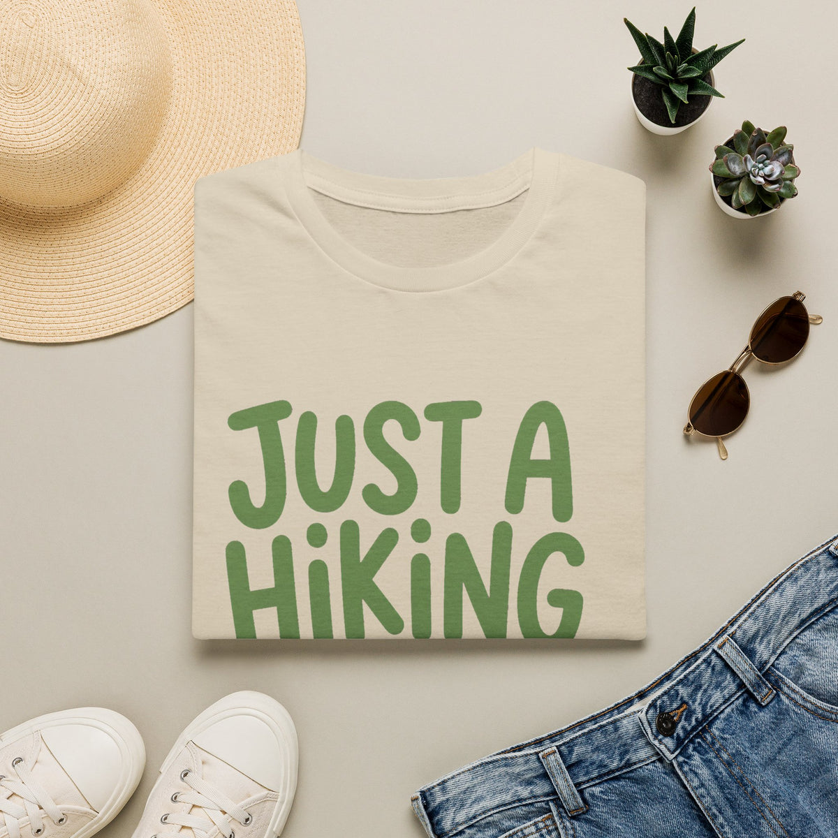 Just A Hiking Dog Playful  T-Shirt