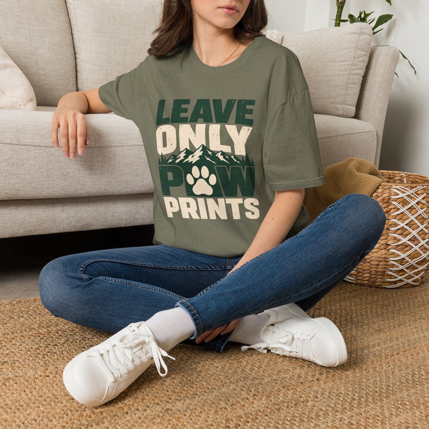 LEAVE ONLY PAW PRINTS T-Shirt