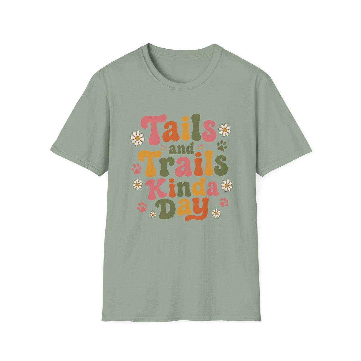 Tails and Trails Kinda Day, Daisy Edition T-Shirt