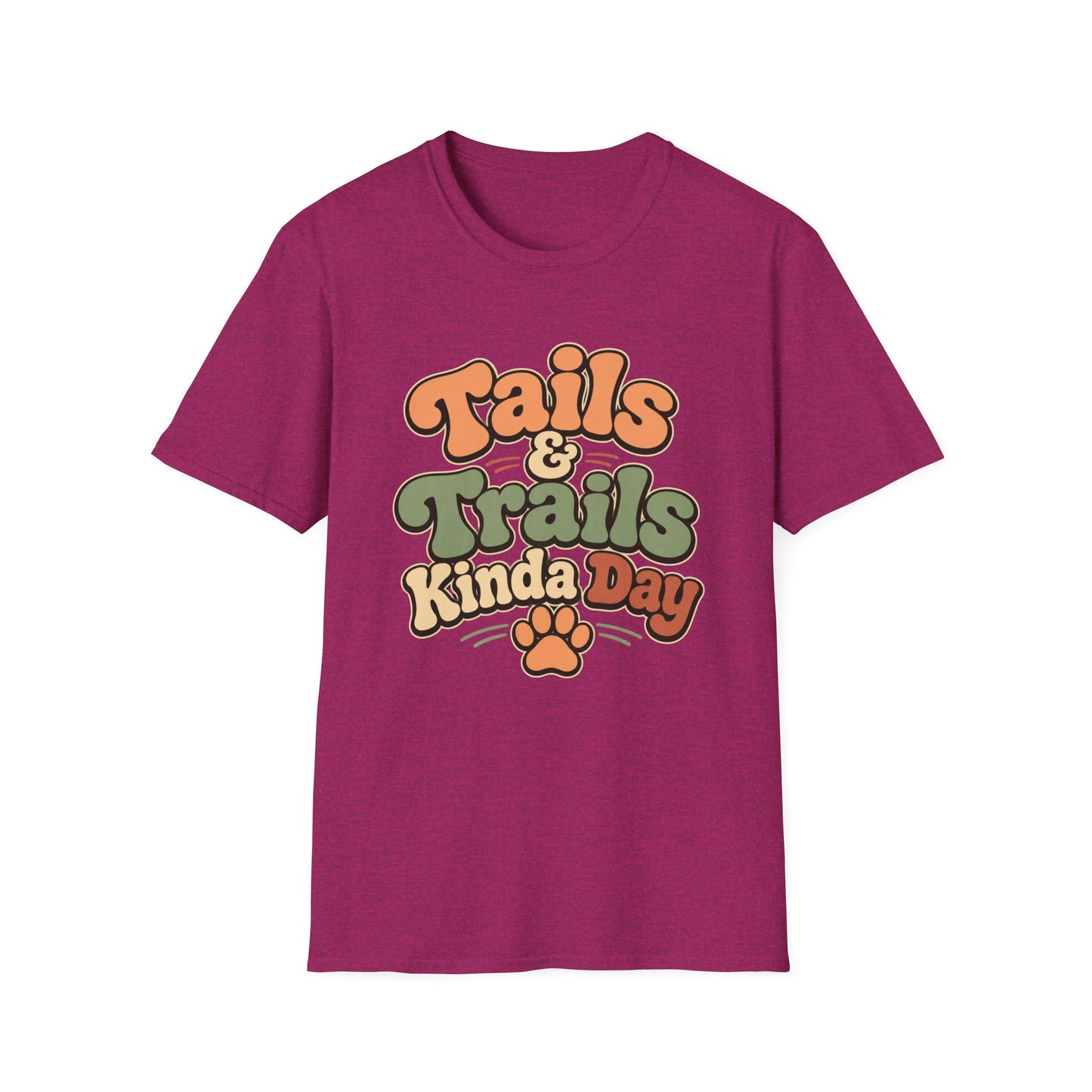 Tails & trails kinda day paw T-Shirt